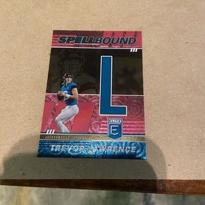 Trevor Lawrence 2022 Donruss Elite pink card